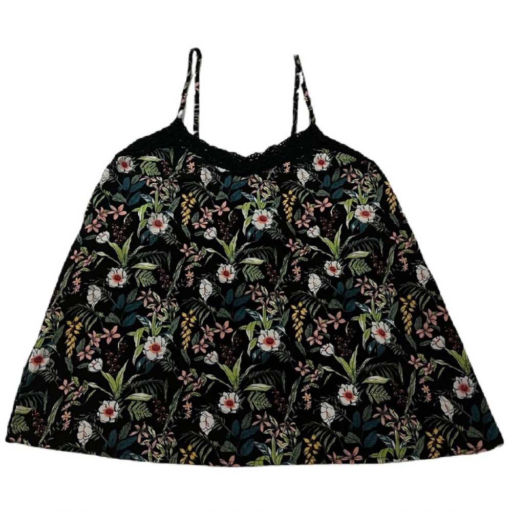 LA HALLE Floral Flowy Camisole Top